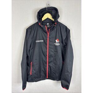 Kukri Team Canada Commonwealth Games Jacket Mens 2XL Reg Black Hooded